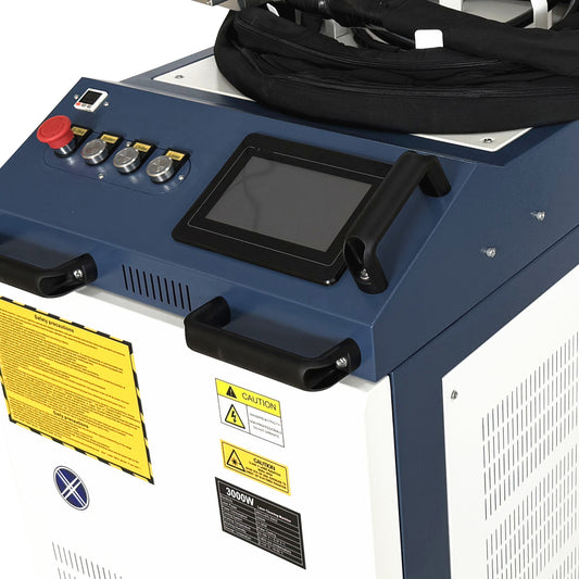 3000W CW Fiber Laser Cleaning Machine Laser Rusty Remove Machine 3 Phase - 380V