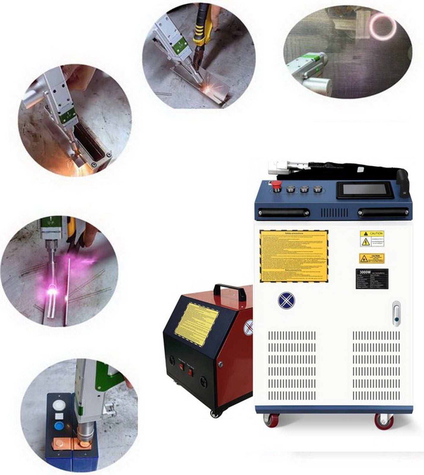 2000W Industrial Handheld Laser Welder Laser Welding Machine - Dual Wire - 2 Years Warranty