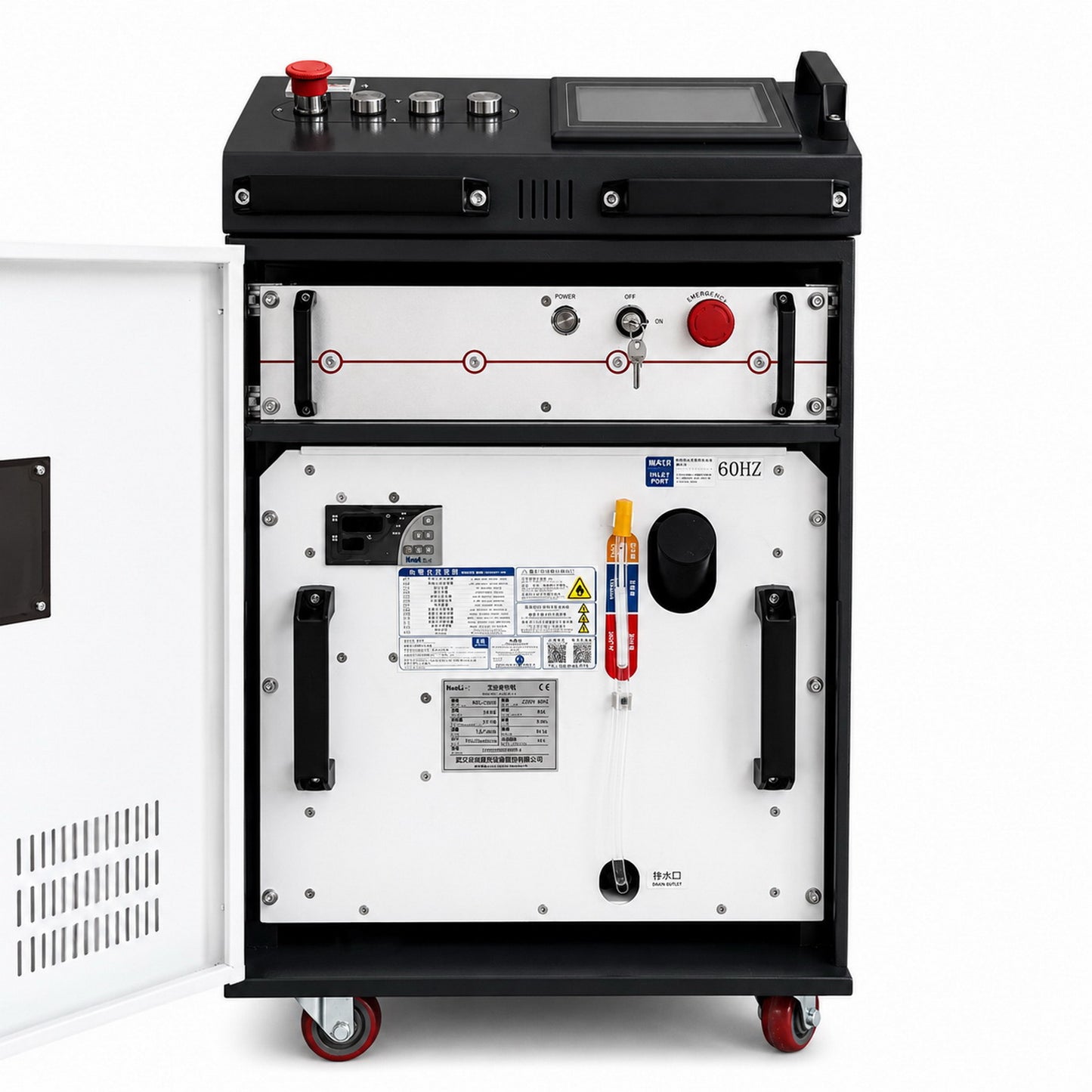 500W Pulse Laser Cleaning Machine Rust Removal For Paint Removal Water Cool