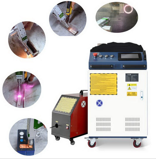 1500W Industrial Handheld CW Laser Welder Laser Welding Machine 5-in-1  Water Cool - Battery Welding