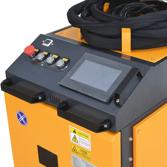 1500W CW Fiber Laser Cleaning Machine – Handheld Wobble Head with Dual Scan Lens