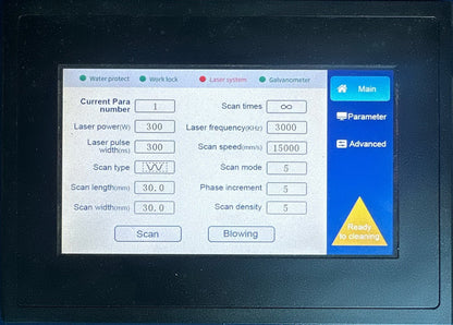 Pulse Laser Machine Cleaning Machine Touch Screen